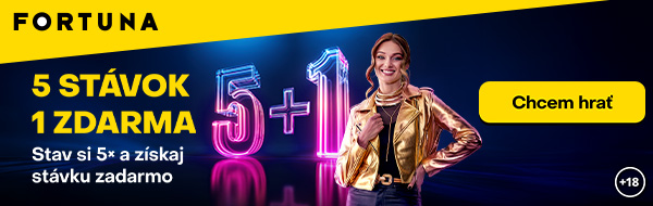 Fortuna stávky 5+1 zadarmo