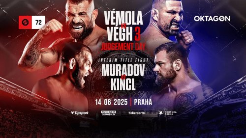Oktagon 72 | Program zápasov, fight karta, kurzy + kto vysiela Oktagon