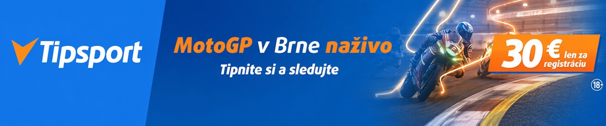 MotoGP v Brne naživo na TV Tipsport