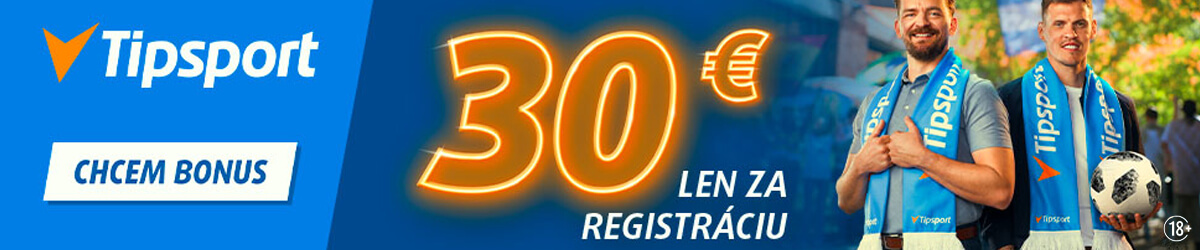 MS vo futbale 2026 v Tipsporte s bonusom 30 €