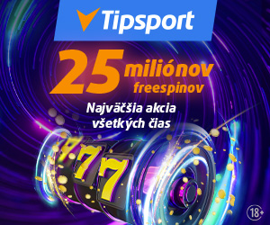 25 miliónov freespinov na Tipsport.sk