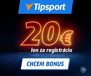 20 € len za registráciu v Tipsporte