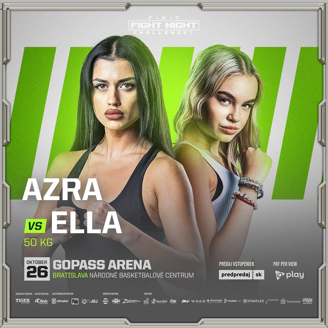 Fight Night Challenge 7 karta – Azra Sokira vs. Ella Kruželáková