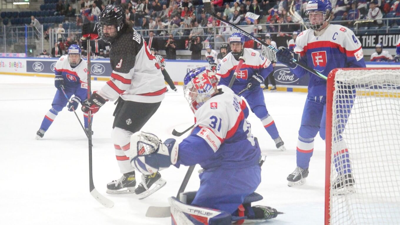 Hokej Kanada vs. Slovensko na MS U18