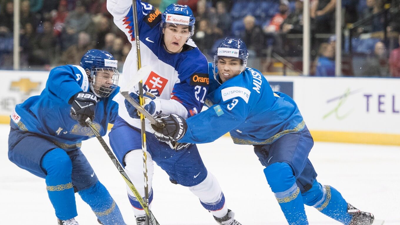 Hokej Slovensko – Kazachstan na MS U20