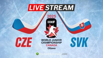 Česko – Slovensko U20 ▶️ LIVE stream a TV prenos | MS 2025