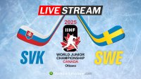 Slovensko – Švédsko U20 ▶️ LIVE stream a TV | MS 2025